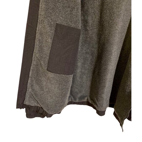 AKWA Black Men’s Vintage Sport Jacket Windbreaker Sz. S (Nylon & Fleece Lining) - Picture 8 of 11